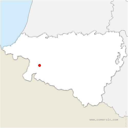 carte de localisation de Ispoure