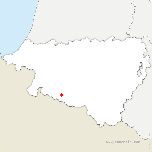 carte de localisation de Larrau