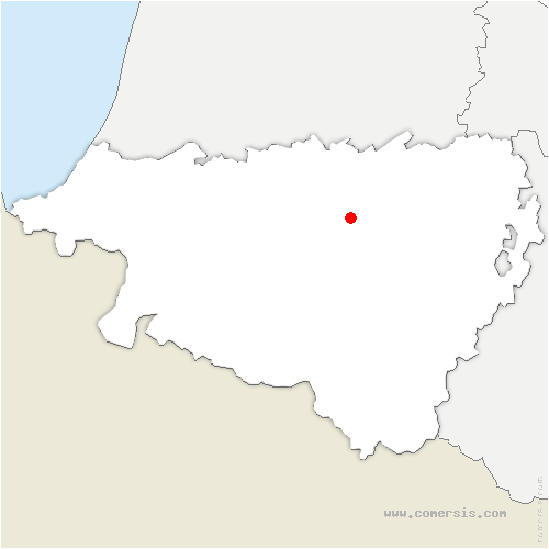carte de localisation de Mourenx