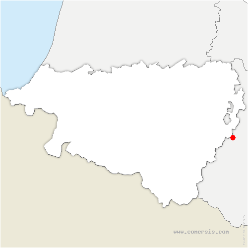 carte de localisation de Pontacq
