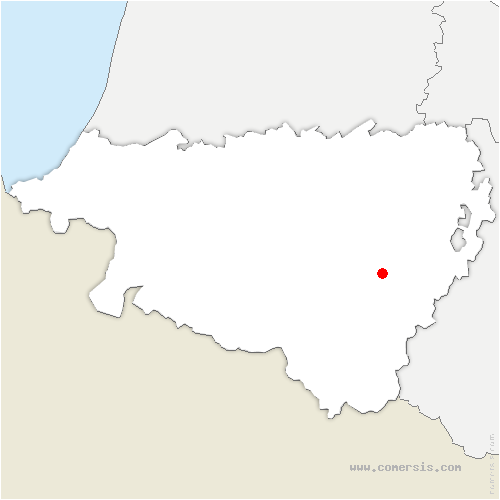 carte de localisation de Rébénacq