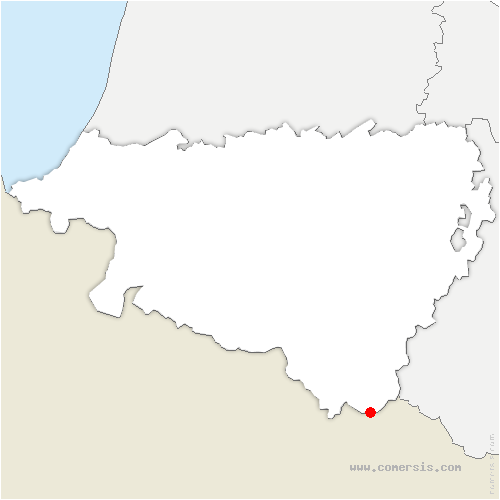 carte de localisation de Saint-Agnet
