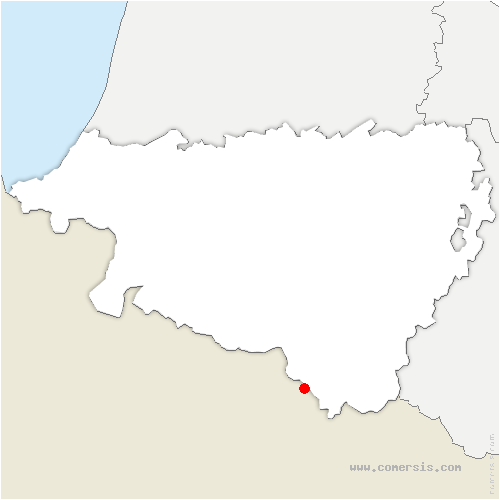 carte de localisation de Samadet