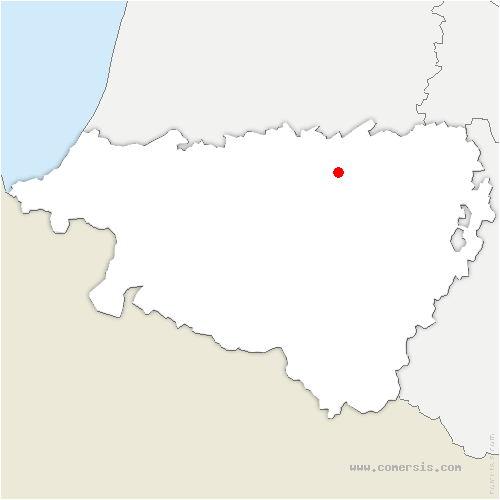 carte de localisation de Urdès