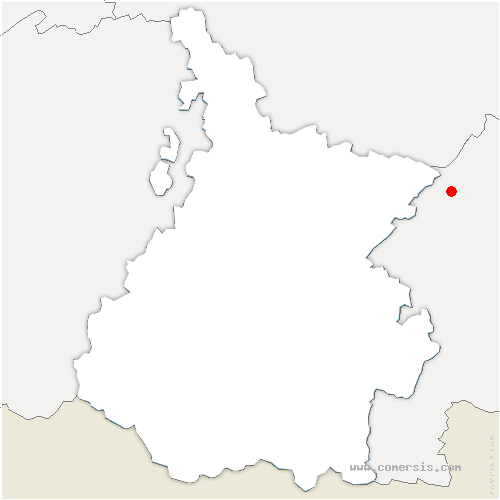 carte de localisation d'Anoye