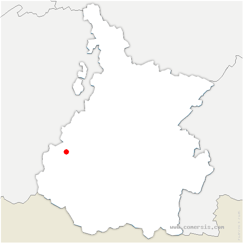 carte de localisation d'Arcizans-Dessus