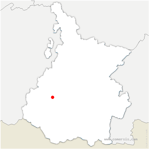 carte de localisation d'Artalens-Souin