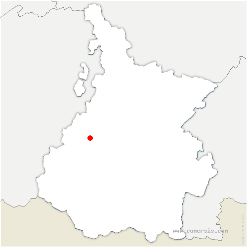 carte de localisation de Aspin-en-Lavedan