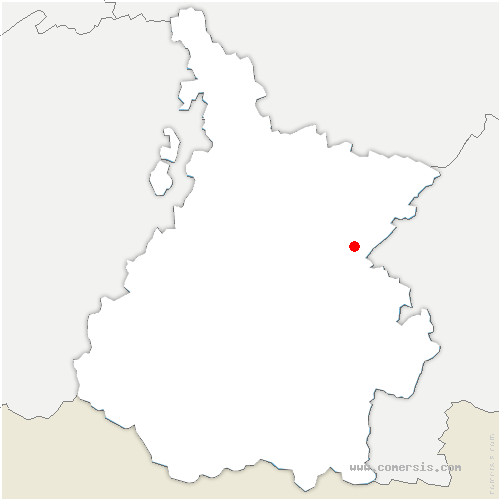 carte de localisation d'Aubiet