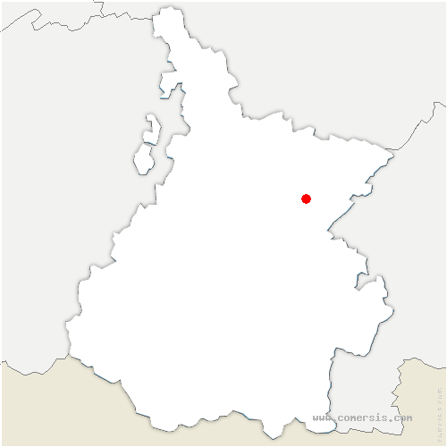 carte de localisation d'Auragne