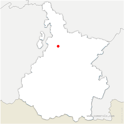 carte de localisation de Aureilhan