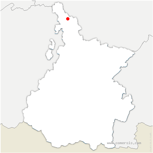 carte de localisation de Auriébat