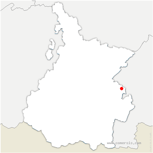 carte de localisation de Aventignan