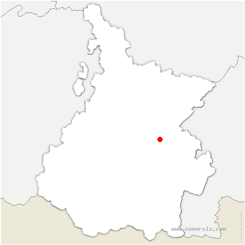 carte de localisation d'Avezac-Prat-Lahitte