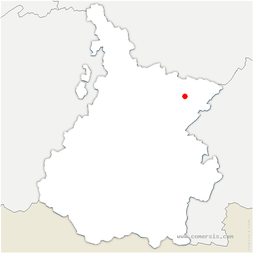 carte de localisation d'Ayguesvives