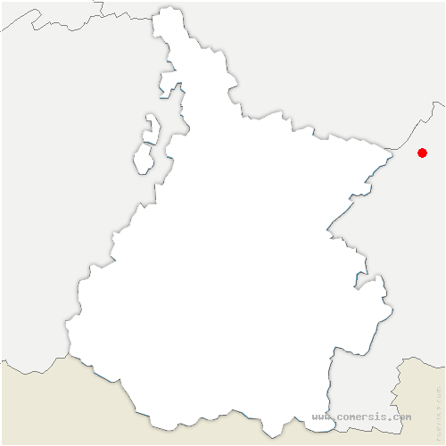 carte de localisation de Bassillon-Vauzé