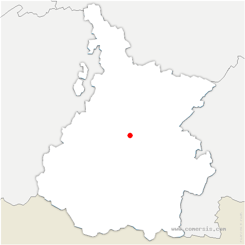 carte de localisation de Bax