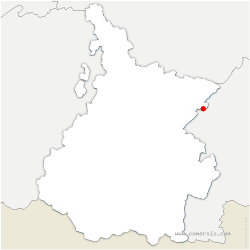 carte de localisation de Bazordan
