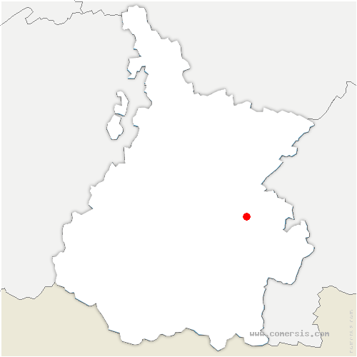 carte de localisation de Bazus-Neste