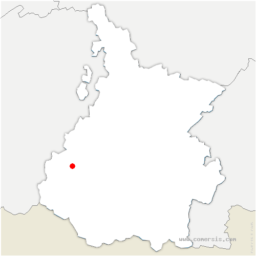 carte de localisation de Beauchalot