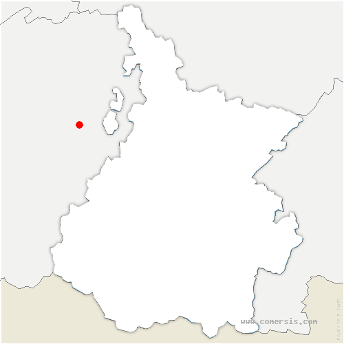 carte de localisation de Bédeille