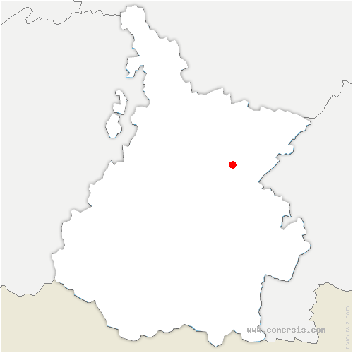 carte de localisation de Bégole
