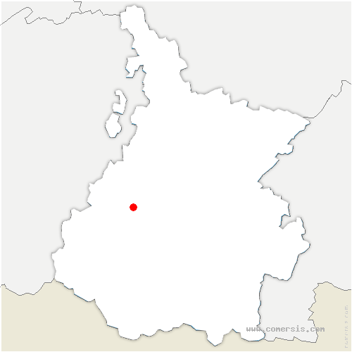 carte de localisation de Berbérust-Lias