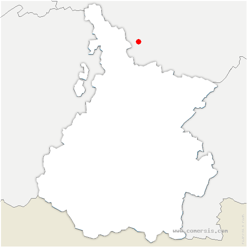 carte de localisation de Berrac