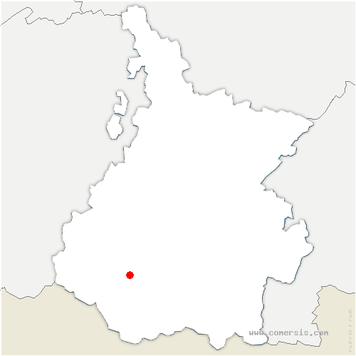 carte de localisation de Blan