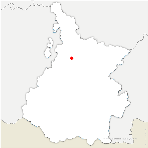 carte de localisation de Bonas