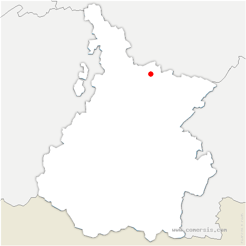 carte de localisation de Bouilh-Devant