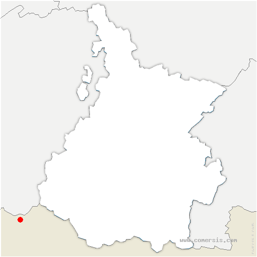 carte de localisation de Bourg-d'Oueil