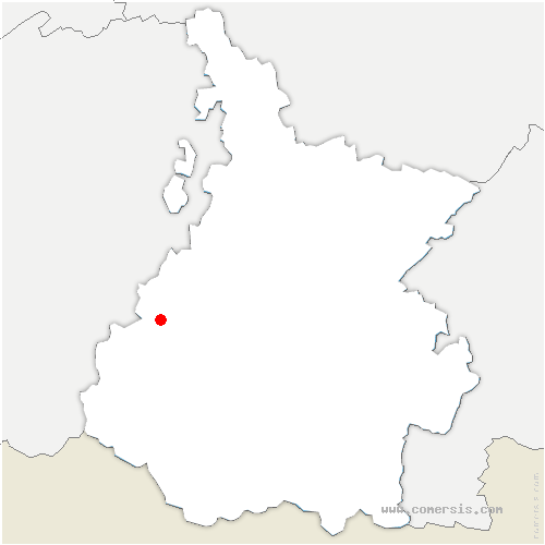 carte de localisation de Bouzin