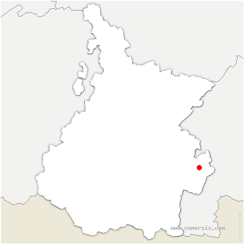 carte de localisation de Bramevaque