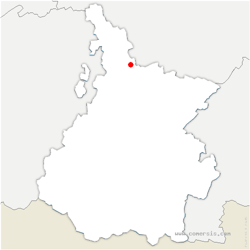 carte de localisation de Brax