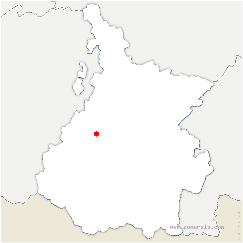 carte de localisation de Brousse