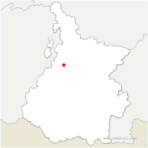 carte de localisation de Caillavet