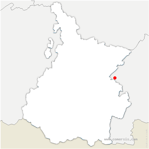 carte de localisation de Calmont