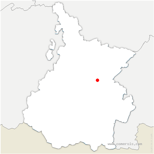 carte de localisation de Capvern