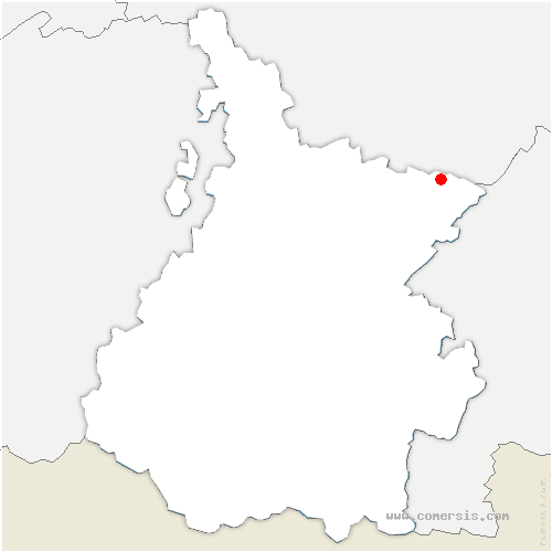 carte de localisation de Castelnau-Magnoac
