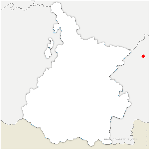 carte de localisation de Castéra-Loubix