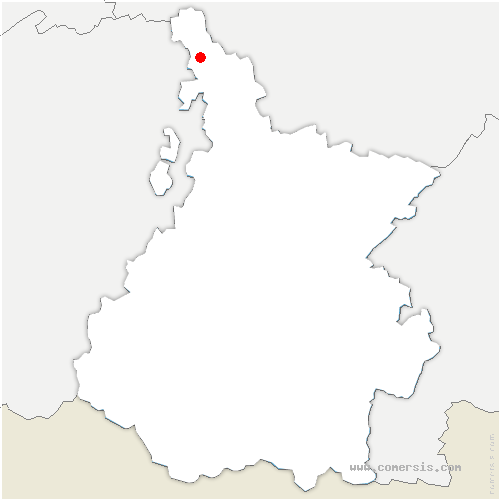 carte de localisation de Caussade-Rivière