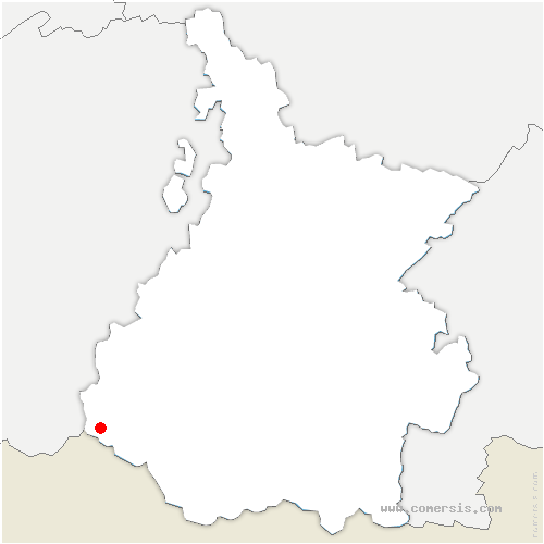 carte de localisation de Chaum