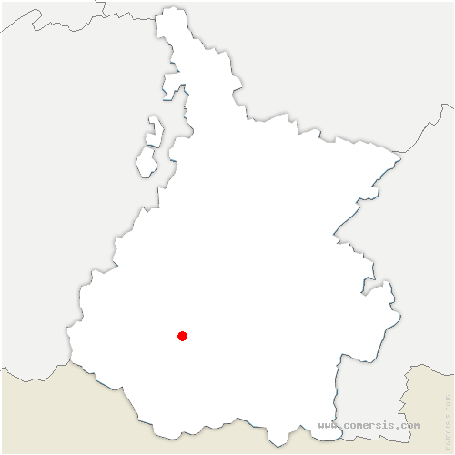 carte de localisation de Chèze