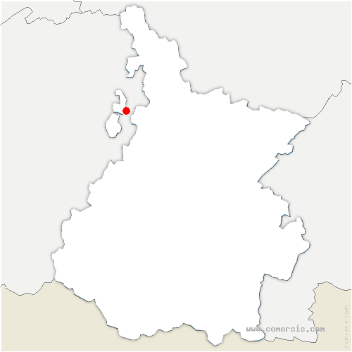 carte de localisation de Daumazan-sur-Arize