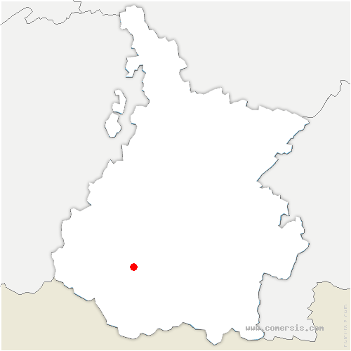 carte de localisation de Esquièze-Sère