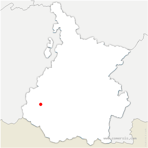 carte de localisation d'Estadens