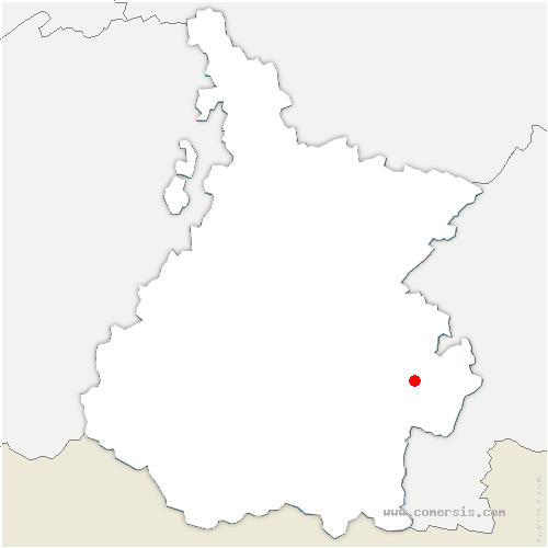 carte de localisation de Ferrère