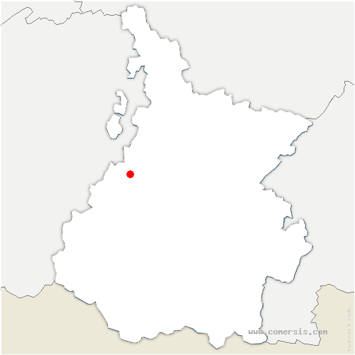 carte de localisation de Fustignac