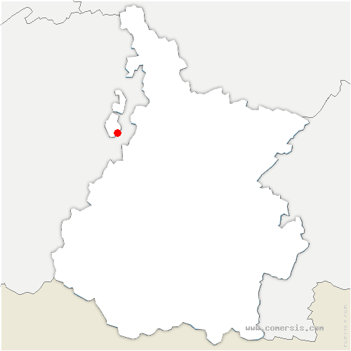 carte de localisation de Gardères